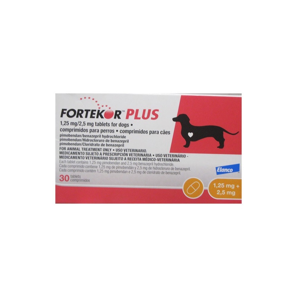 Fortekor Plus 1 25 Mg 2 5 Mg Veterinariasanfroilan Com